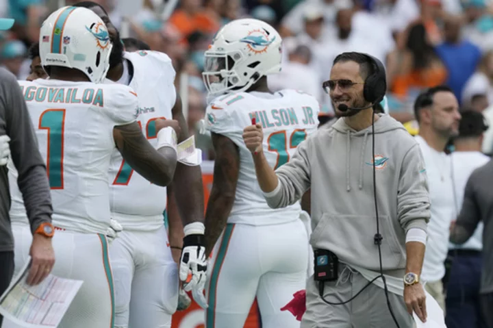 Mike McDaniel's Dolphins are working on maintaining their standards, even with big leads