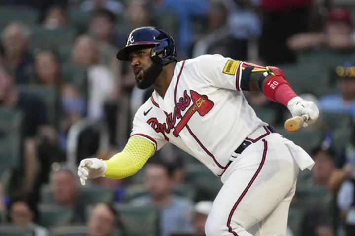 Braves' Marcell Ozuna has bruise, no serious injury after HBP on right wrist