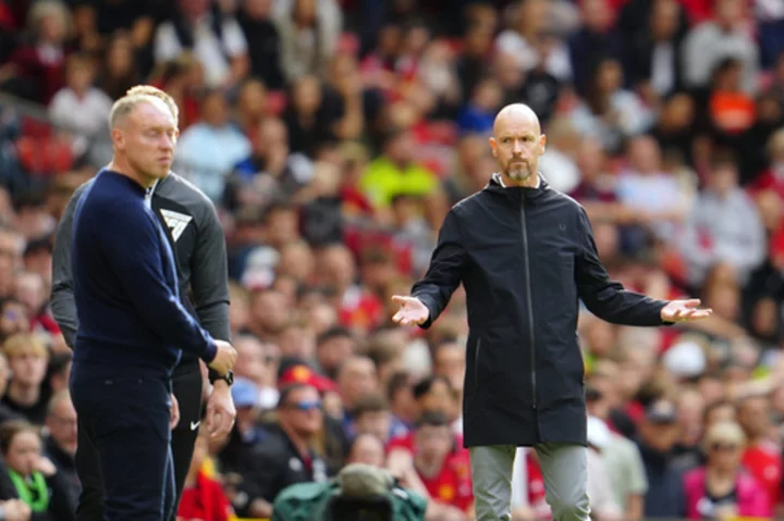Man United manager Ten Hag has been hit by a slew of problems in a troubled start to the season