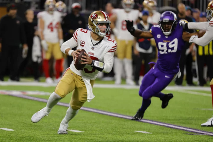49ers QB Brock Purdy is a full participant in practice and could play Sunday following concussion