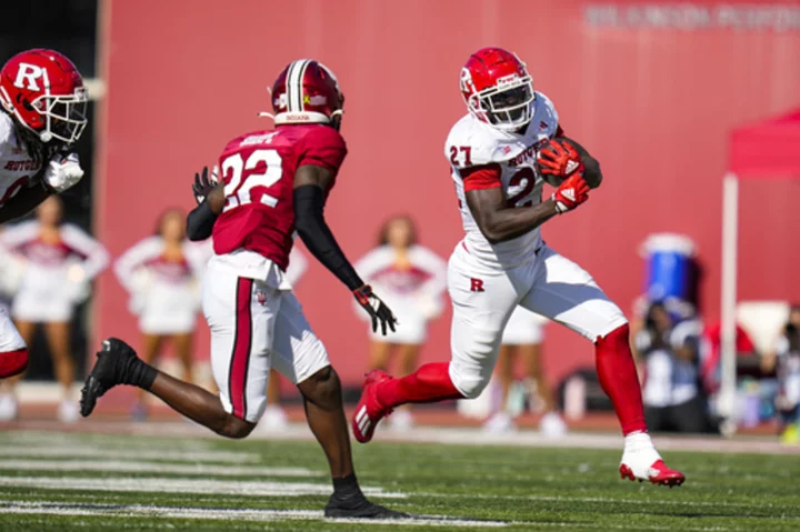 Wimsat runs for 3 TDs, Rutgers bowl eligible after 31-14 win over Indiana
