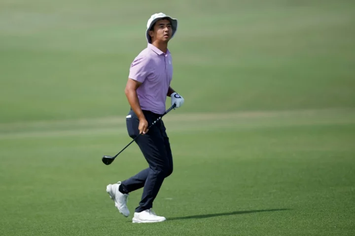 China's Dou shares Byron Nelson lead with Palmer, Eckroat