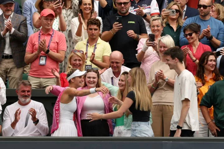 Husband's tears of joy cap Vondrousova's 'impossible' Wimbledon fairytale