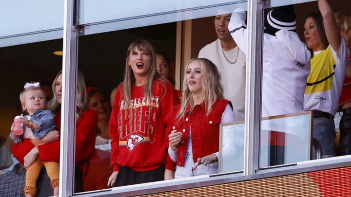 Taylor Swift And Brittany Mahomes Already Have a Secret Handshake