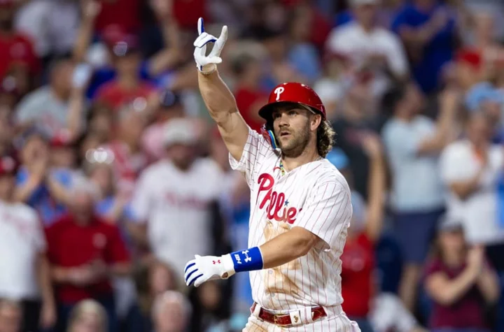 What is the Philadelphia Phillies magic number? Narrow misses sting