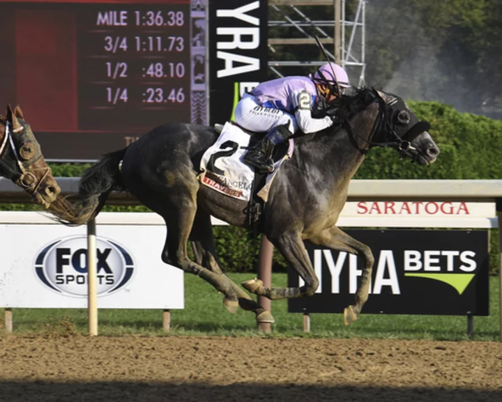 Arcangelo wins $1.25M Travers for trainer Jena Antonucci. Two horse euthanized at Saratoga