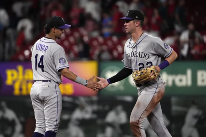 Jones, Díaz help Colorado Rockies knock off St. Louis Cardinals 9-4