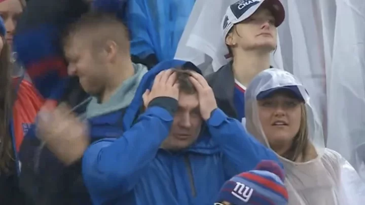 Giants Fan Freaks Out as Team Loses in Overtime Thanks to Negative Passing Yards
