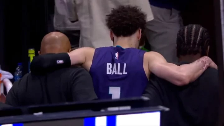 LaMelo Ball Carried Off Court After Suffering a Nasty Ankle Injury