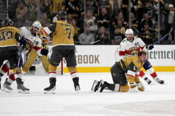 Jack Eichel shows 'it hurts to win' bouncing back from big hit in Stanley Cup Final