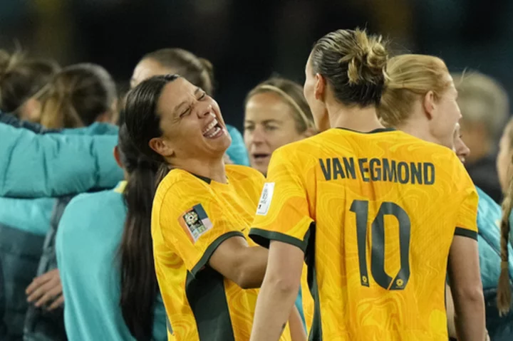 Australia pulling for Matildas to advance in Women's World Cup. Only 1 host has ever won title.