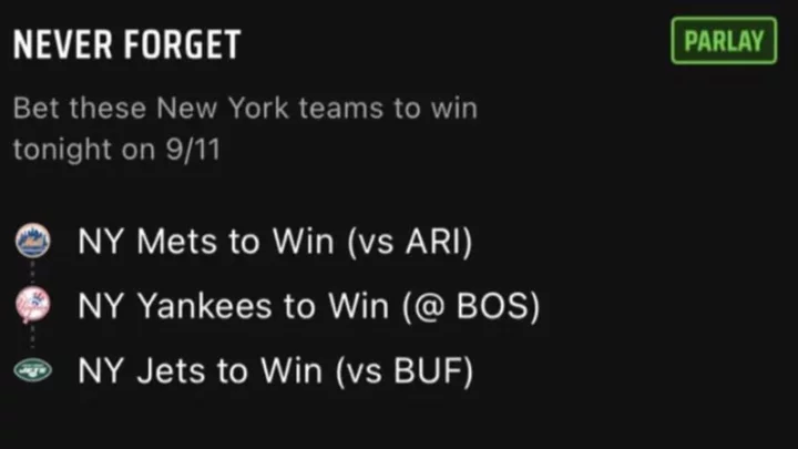 The 'Never Forget' 9/11 Mets-Yankees-Jets Parlay is Quite Something