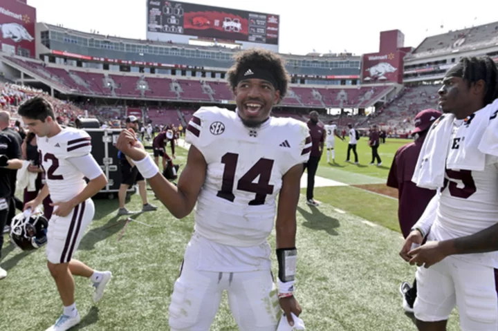 Mississippi State visits slumping Auburn with QB Will Rogers' status uncertain