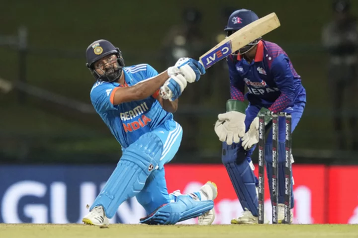 India overcomes sloppy fielding and rain breaks to beat Nepal in Asia Cup, qualifies for Super 4