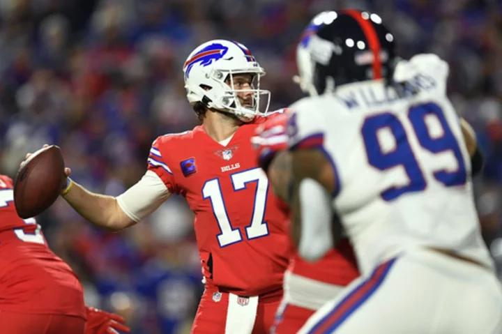 Bills hope to sharpen their offense, add to recent success over floundering Patriots