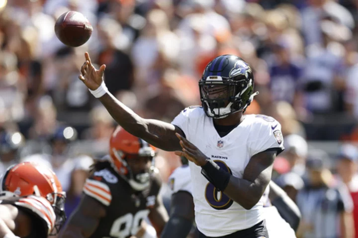 Lamar Jackson's accuracy has helped Baltimore's offense overcome its injuries