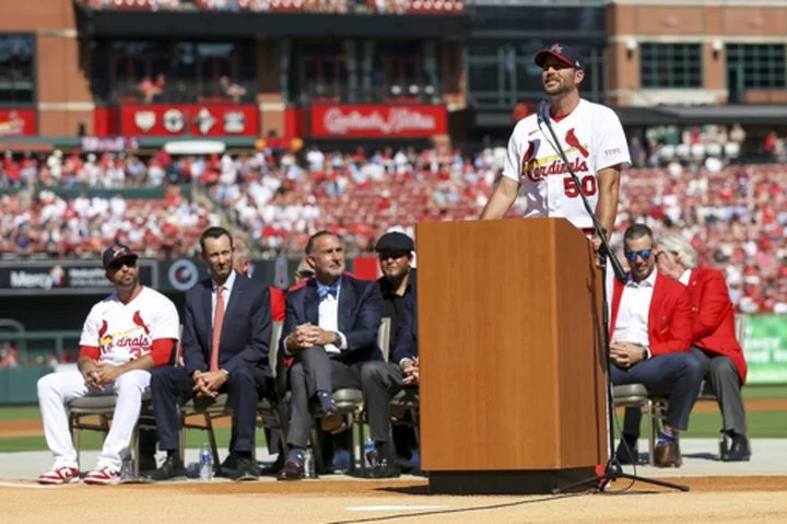 Adam Wainwright promised his kids a puppy when he retired. Cardinals delivered on final day