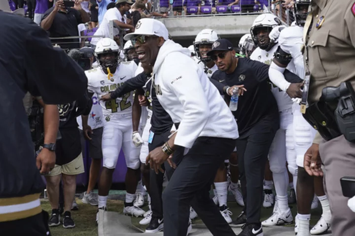 No. 22 Colorado off to flying start by following lead of unconventional coach Deion Sanders