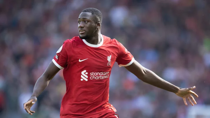 Why was Liverpool's Ibrahima Konate not sent off against Everton?