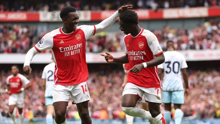 Bukayo Saka scores epic goal for Arsenal in win over Nottingham Forest