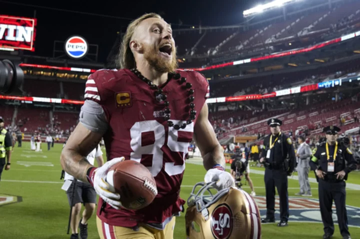 49ers-Vikings game puts Iowa pals George Kittle and T.J. Hockenson on prime-time stage