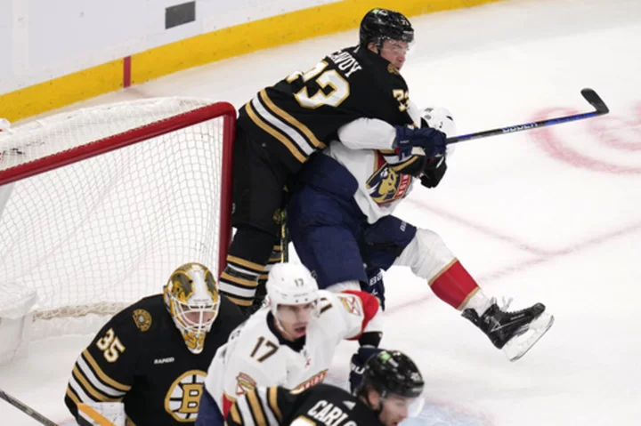Bruins' McAvoy suspended 4 games for an illegal check to the head of Panthers' Ekman-Larsson