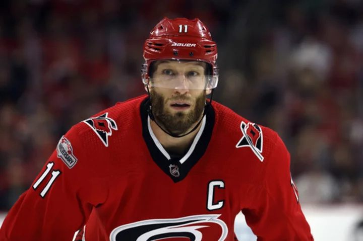 Hurricanes re-sign captain Jordan Staal to a 4-year contract worth $11.6 million