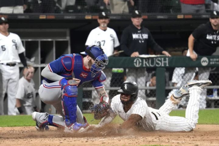 Bochy `dumbfounded' by `embarrassing' call that gives the White Sox a comeback win over the Rangers