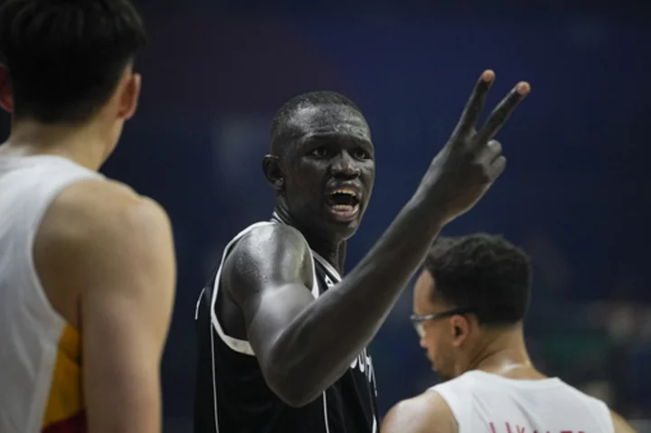 South Sudan's 7-foot-1 Khaman Maluach becomes one of the youngest to play in World Cup at only 16