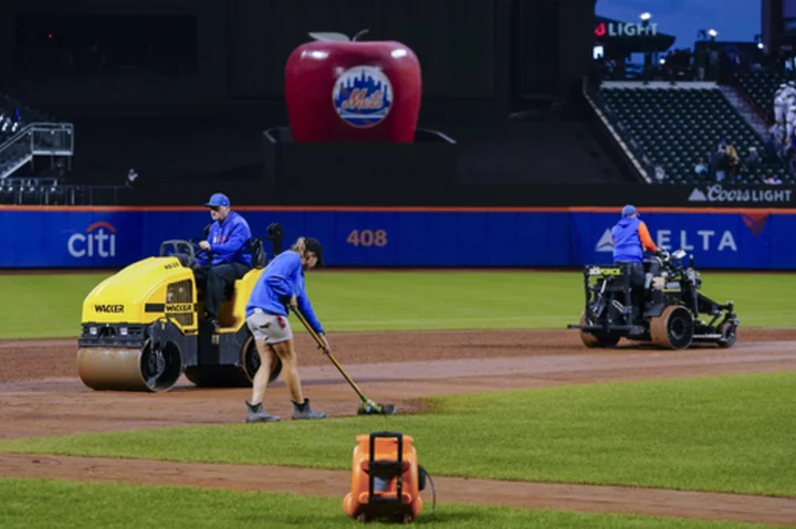Marlins-Mets game postponed due to unplayable field conditions caused by tropical storm