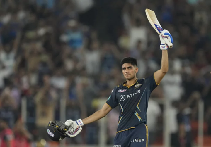 Gill powers Gujarat to second straight Indian Premier League final
