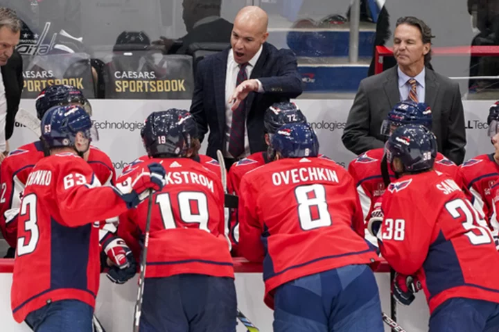 Ovechkin resumes his NHL goals record pursuit as the Capitals open the season under a new coach