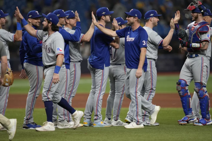 Rangers beat Rays 7-1 for Wild Card Series sweep behind Garcia and Carter home runs