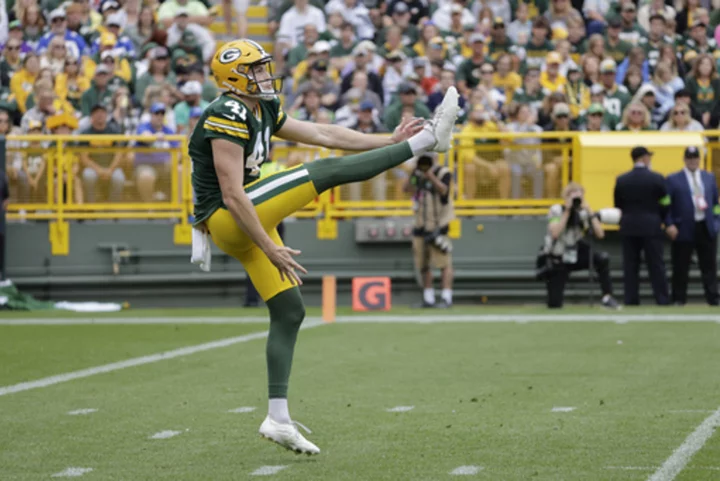 Packers going with untested kicker and punter, with both set to make NFL debuts