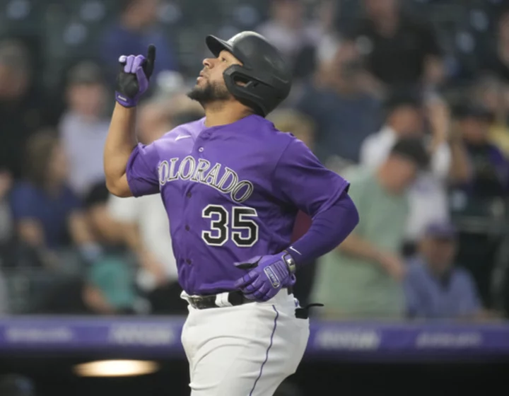 Díaz, Profar hits lead Rockies past Marlins 5-3