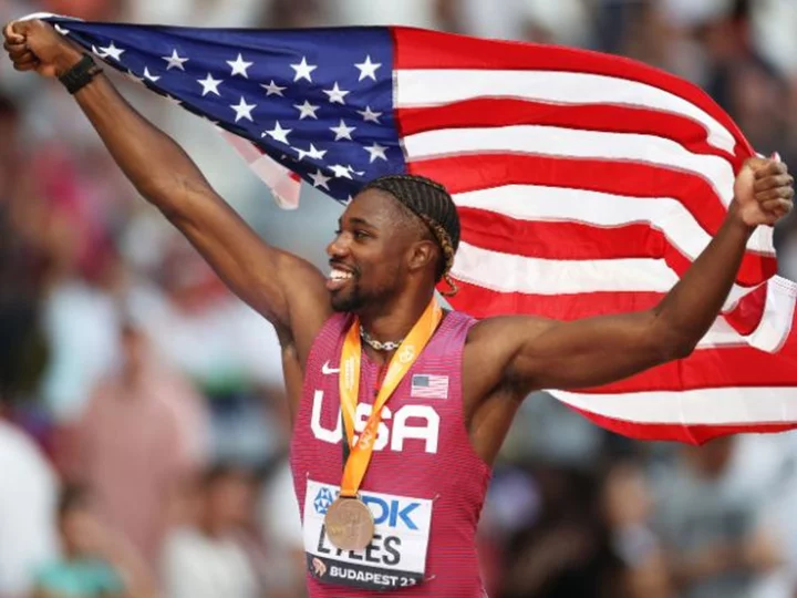 American sprinter Noah Lyles wins 100m at 2023 World Athletics Championships