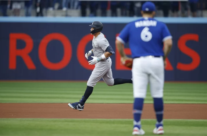 Aaron Judge calls out Blue Jays broadcast for stirring cheating rumors, but Toronto won't listen