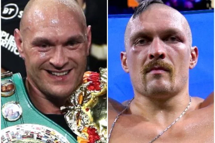 Date for Tyson Fury’s title fight with Oleksandr Usyk to be announced on Thursday