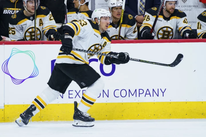 Bruins captaincy passes from soft-spoken Bergeron to in-your-face Marchand. He says he's ready