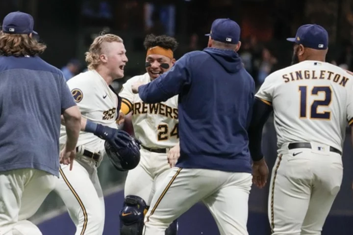 Joey Wiemer's 10th-inning single lifts Brewers over Orioles 4-3