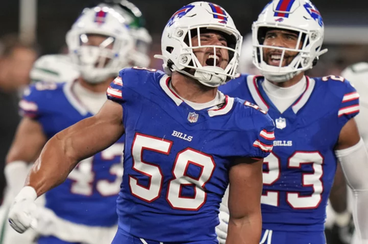 Bills linebacker Matt Milano keeps quiet while marching to his own 'boom, boom' beat