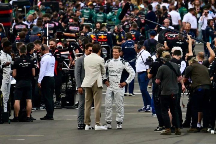 Brad Pitt respects F1 and thrills drivers at Silverstone