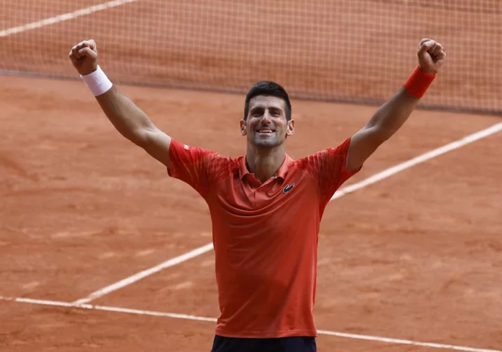 Tennis-Djokovic claims record 23rd Grand Slam title with third French Open