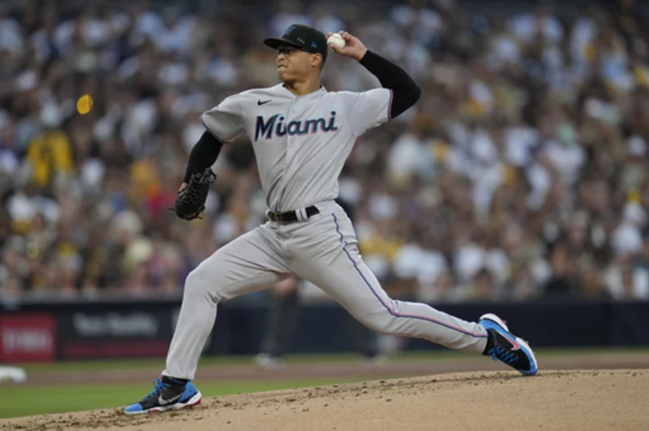 Soler slugs his 33rd HR, Luzardo works 6 strong innings as the Marlins blanked the Padres 3-0