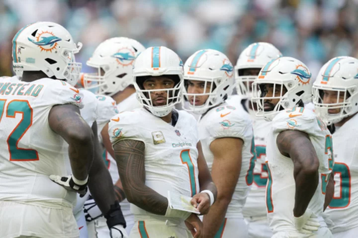 Dolphins look to cushion their AFC East lead when they face the division-rival Jets on Friday