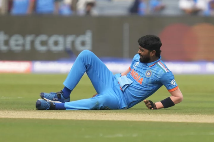 India allrounder Hardik Pandya to miss Cricket World Cup game against New Zealand on Sunday