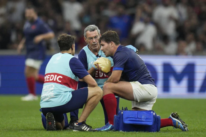 France's injured Dupont 'doing as well as possible' post-op at Rugby World Cup