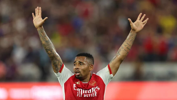 Gabriel Jesus returns to Arsenal training ahead of Fulham clash