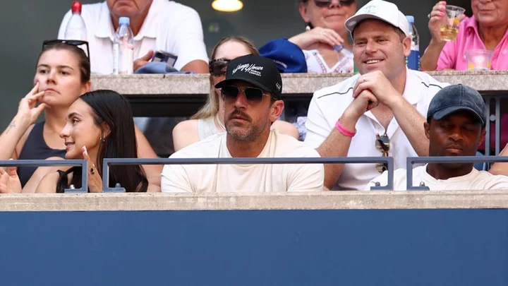 Aaron Rodgers Pays Tribute to 'Novax Djokovic' on Instagram at the U.S. Open