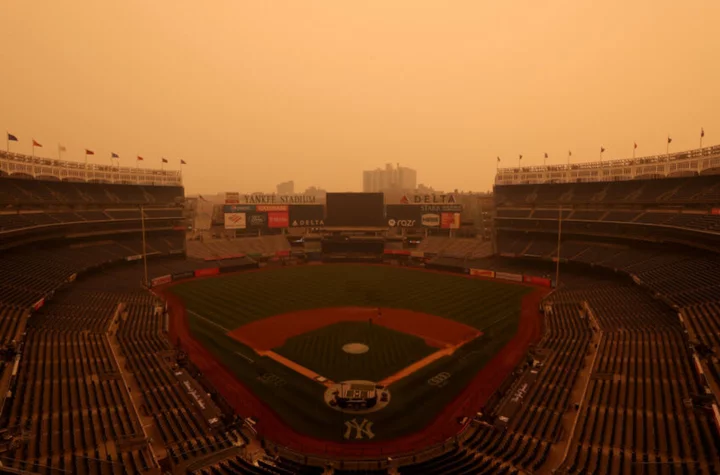 Dystopian photo of Yankee Stadium suggests cancellation is on the way